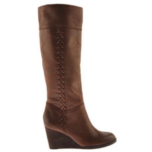 Lucky Brand Shoes - EUC Lucky Brand Sanna brown leather boots 7.5